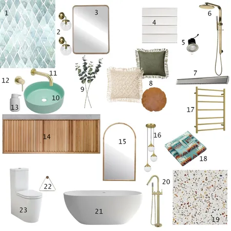 Bathroom Design Interior Design Mood Board by AHurrell on Style Sourcebook