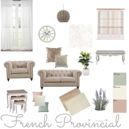 French Provincial Interior Design Mood Board by Julie Charlton on Style Sourcebook