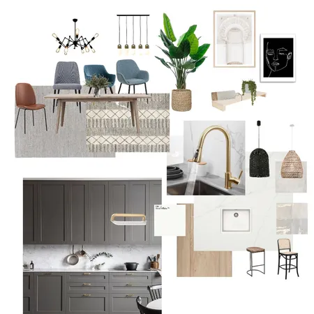 Modern Aussie Dining Interior Design Mood Board by njbuchberger on Style Sourcebook