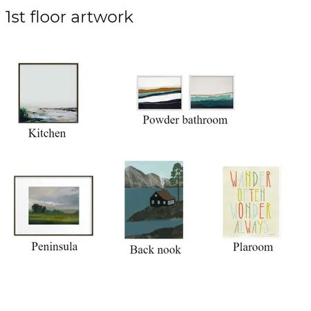 1st floor art Interior Design Mood Board by knadamsfranklin on Style Sourcebook