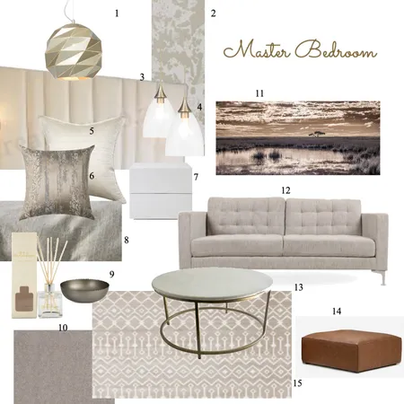 Master bedroom Interior Design Mood Board by nazrana786 on Style Sourcebook