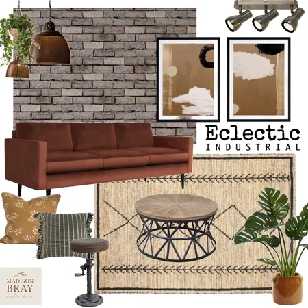 Eclectic Industrial Interior Design Mood Board by MadsG on Style Sourcebook