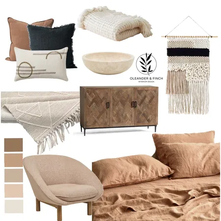 Master bedroom Interior Design Mood Board by Oleander & Finch Interiors on Style Sourcebook