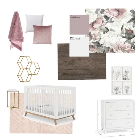 Nursery Interior Design Mood Board by BCimino on Style Sourcebook