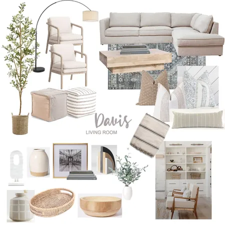 DAVIS LIVING ROOM Interior Design Mood Board by kateburb3 on Style Sourcebook