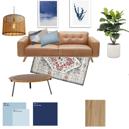 brown and blue Interior Design Mood Board by sadguna on Style Sourcebook