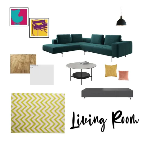 Living Room Interior Design Mood Board by Miyabi Araya on Style Sourcebook