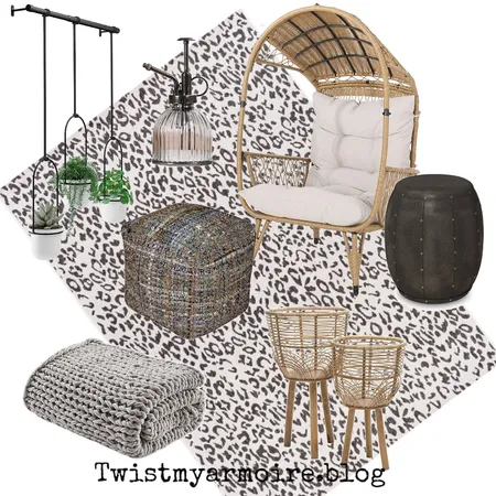 Egg Chair Room Interior Design Mood Board by Twist My Armoire on Style Sourcebook