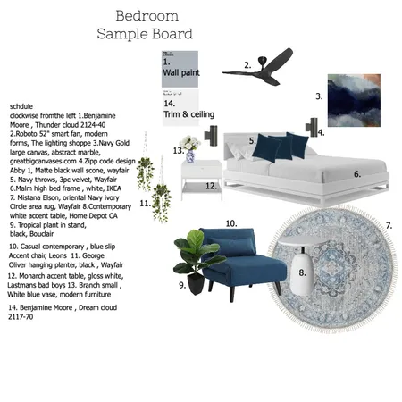 bedroom Interior Design Mood Board by emmvan_ on Style Sourcebook