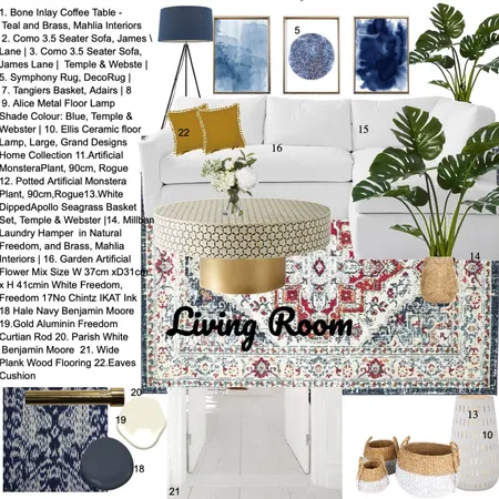 living room Interior Design Mood Board by peri on Style Sourcebook