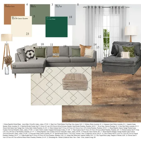 loungeroom Interior Design Mood Board by beka on Style Sourcebook