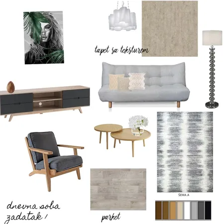 dnevna soba Interior Design Mood Board by archifaciledesign4 on Style Sourcebook