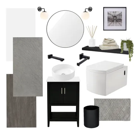 Module 9 : WC Interior Design Mood Board by afia_chan on Style Sourcebook