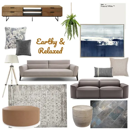 Earthy & Relaxed Interior Design Mood Board by Helen Cawley on Style Sourcebook