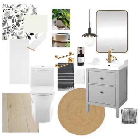 Module 9 - Water Closet Sample Board Interior Design Mood Board by kokotaylor on Style Sourcebook