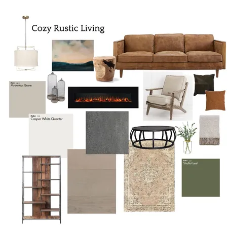 Cozy Rustic Living Interior Design Mood Board by KaraLewis on Style Sourcebook