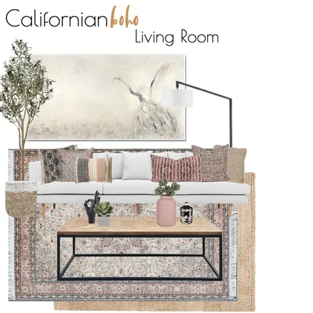 Cali Boho Living Room left part Interior Design Mood Board by dlm72 on Style Sourcebook