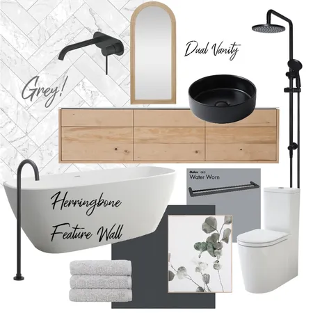 Kauri Ensuite Interior Design Mood Board by Nadzie on Style Sourcebook