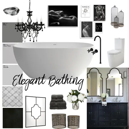 Elegant Glam Bathing Interior Design Mood Board by Sherie Kentmen on Style Sourcebook