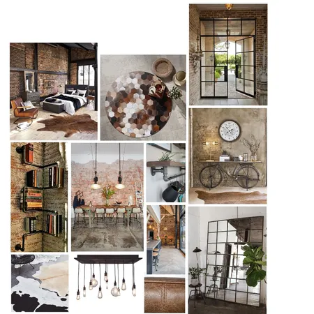 industrial Interior Design Mood Board by Taylah.Design on Style Sourcebook