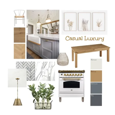 Modern Farmhouse Kitchen Interior Design Mood Board by Sandra Chong on Style Sourcebook