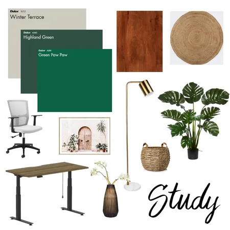 Study Interior Design Mood Board by Countryfeel on Style Sourcebook