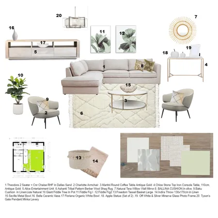 Living room Interior Design Mood Board by IrinaS on Style Sourcebook