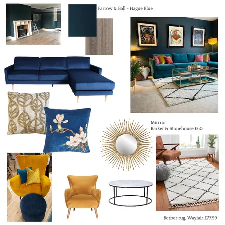 Living Room Interior Design Mood Board by Catherine Wright on Style Sourcebook