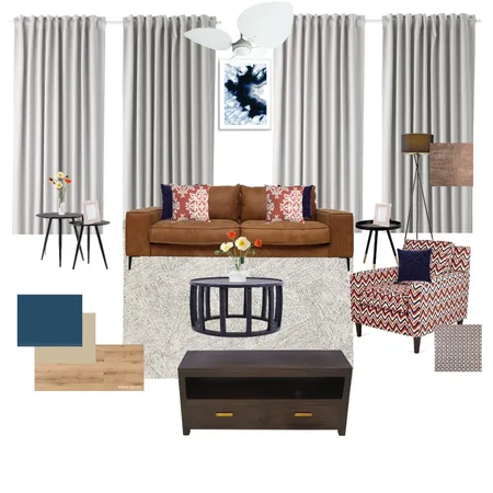 Airy Living Room Interior Design Mood Board by Divine Olive Designs on Style Sourcebook