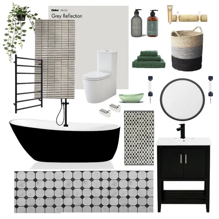 Bathroom Tims apartment Interior Design Mood Board by LejlaThome on Style Sourcebook