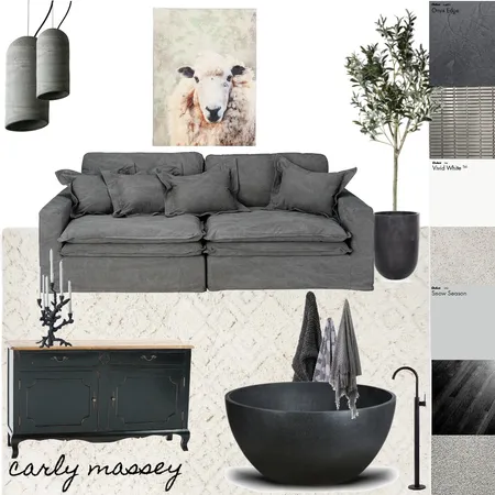 White black Interior Design Mood Board by CarlyMM on Style Sourcebook