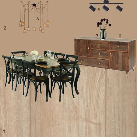 module 9 mood board dining room Interior Design Mood Board by KyraLee on Style Sourcebook