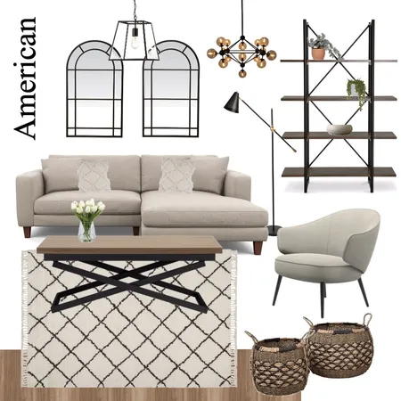 American Interior Design Mood Board by Adann on Style Sourcebook