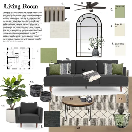 Living Room Interior Design Mood Board by kcogden on Style Sourcebook