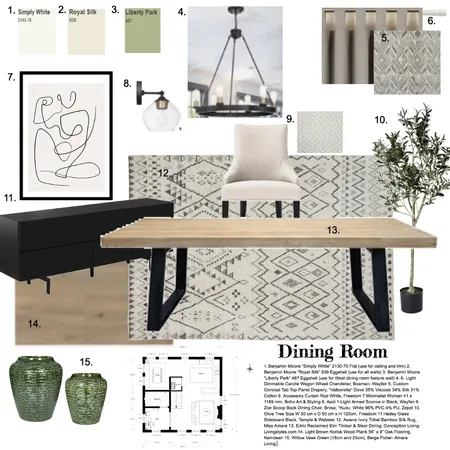 Dining Interior Design Mood Board by kcogden on Style Sourcebook