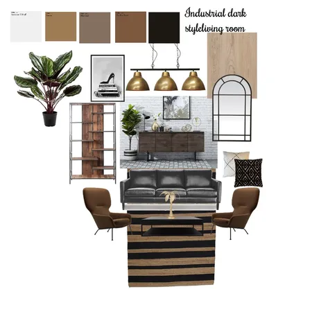 industrial Interior Design Mood Board by Emma Frohner on Style Sourcebook