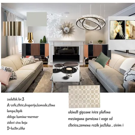 zadatak3 dnevna soba Interior Design Mood Board by archifaciledesign4 on Style Sourcebook