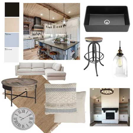 Farmhouse Kitchen Interior Design Mood Board by shanelleg on Style Sourcebook