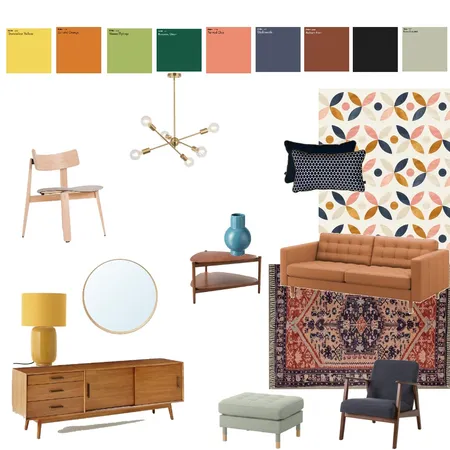 mcm Interior Design Mood Board by naamaetedgi on Style Sourcebook