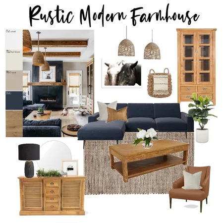 Rustic modern farmhouse Interior Design Mood Board by Megan95 on Style Sourcebook