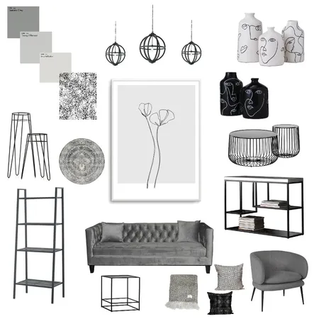 Grey Mood Board Interior Design Mood Board by juliaexley on Style Sourcebook