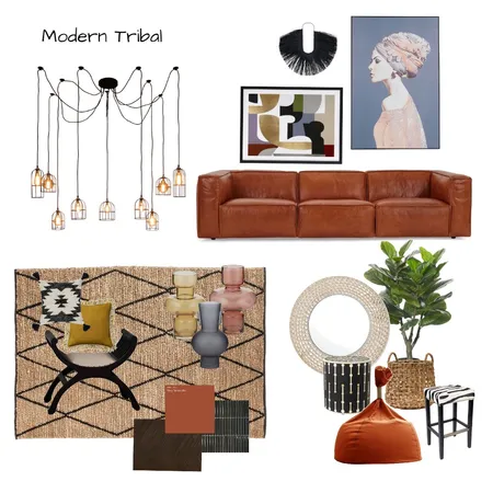 IDI Tribal mood board Interior Design Mood Board by Anya Fedontchouk on Style Sourcebook