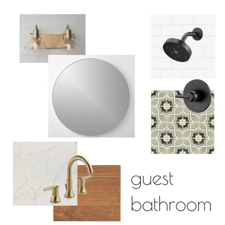 Connolly guest bath Interior Design Mood Board by JoCo Design Studio on Style Sourcebook