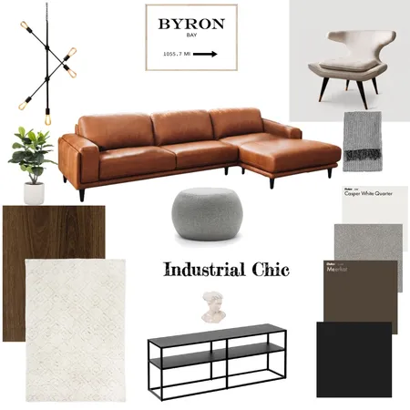 Industrial Chic Interior Design Mood Board by Elana Straus on Style Sourcebook