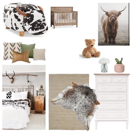 rustic nursery Interior Design Mood Board by amandat on Style Sourcebook