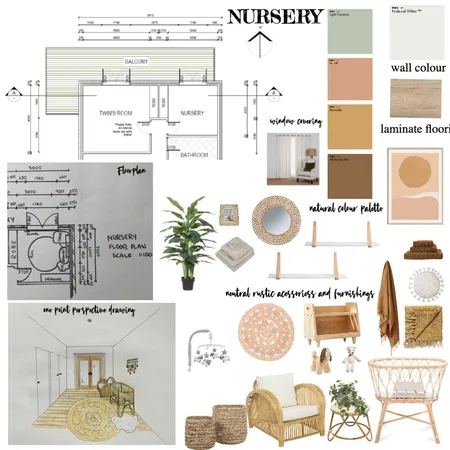 nursery Interior Design Mood Board by jesscrebert on Style Sourcebook