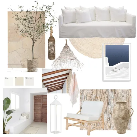 Mediterranean Coastal Interior Design Mood Board by Gildajack on Style Sourcebook