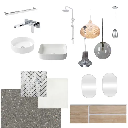 Upstairs bathroom Interior Design Mood Board by raem on Style Sourcebook