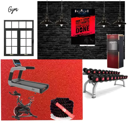 gym moldboard Interior Design Mood Board by Ali Al Sawa on Style Sourcebook