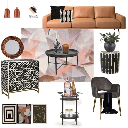 Funky Cheers Interior Design Mood Board by Maegan Perl Designs on Style Sourcebook